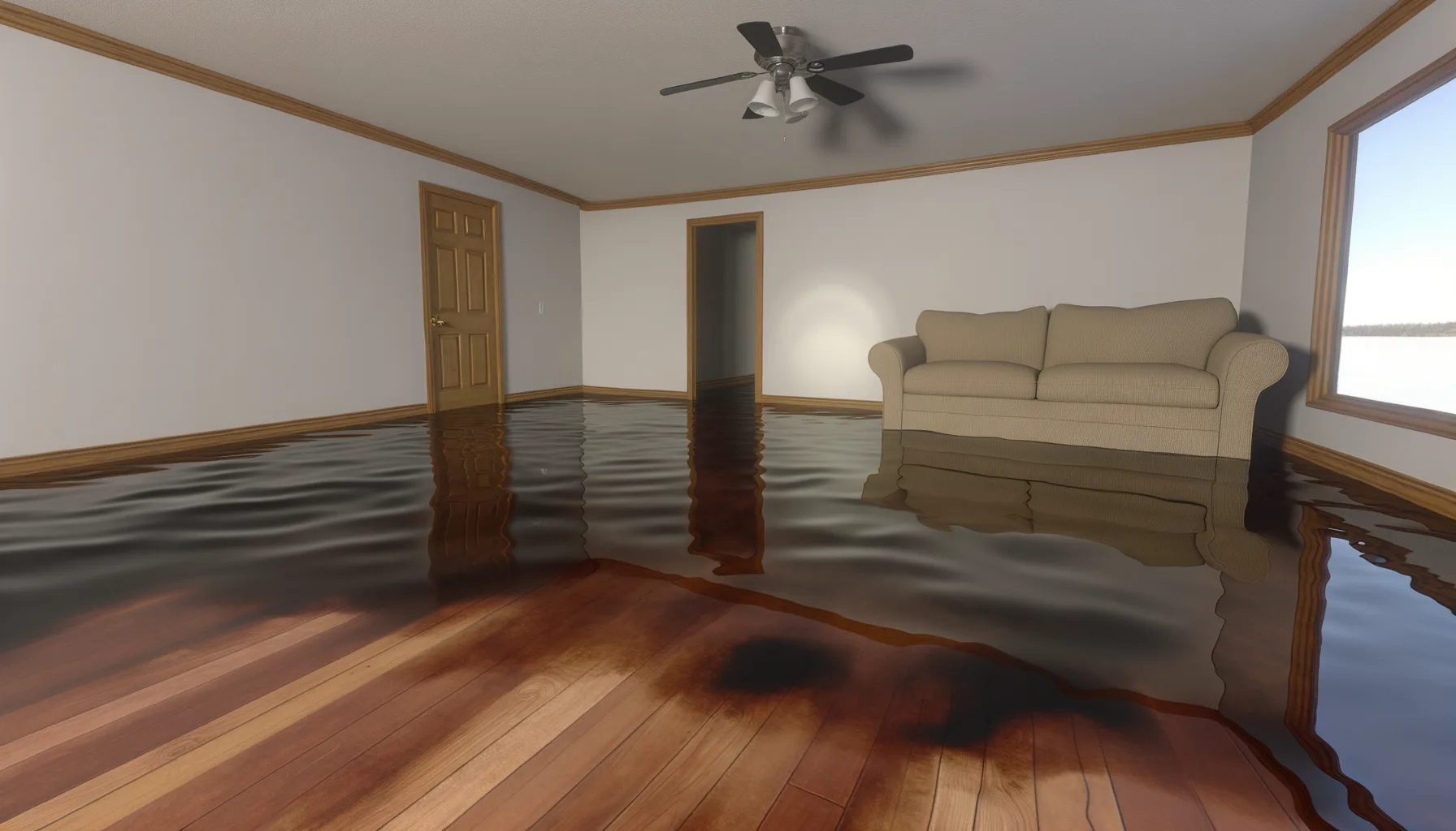 Kitchen Water Damage
