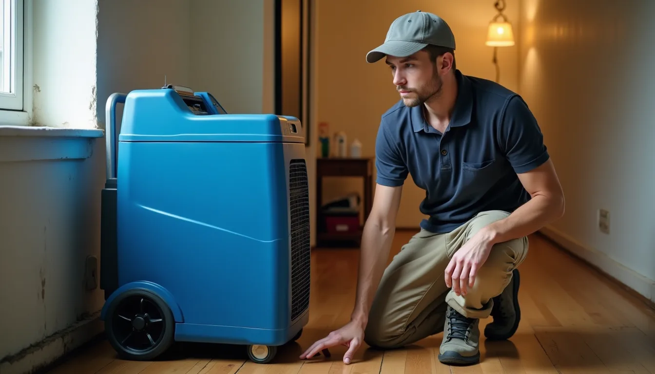 Water damage restoration service